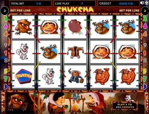 Ігровий автомат Chukcha на гроші в казино Вулкан
