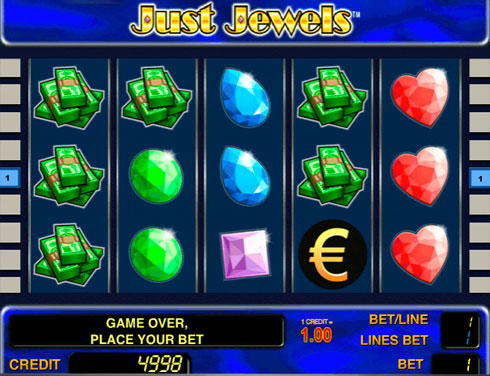 Ігровий автомат Just Jewels на гроші в клубі Вулкан Ігровий автомат Just Jewels на гроші в клубі Вулкан